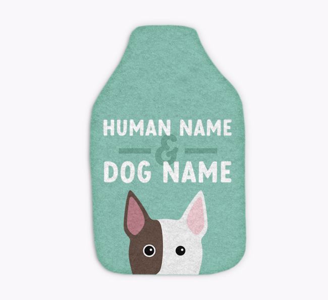 Human and Dog Names: Personalised {breedFullName} Hot Water Bottle